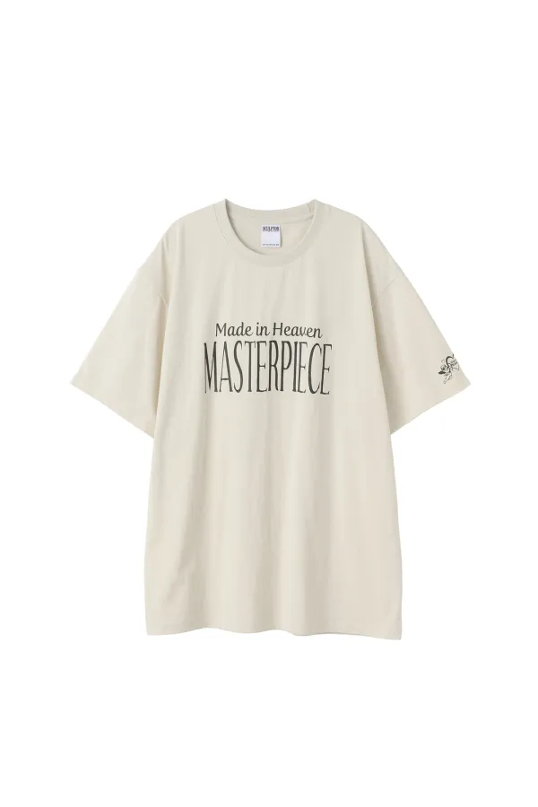 Heaven Made Boxy Tee Cream