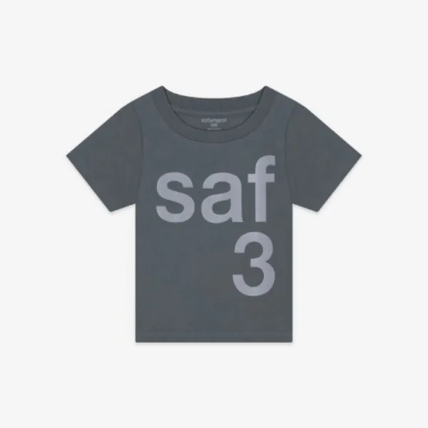 [Kids] Basic Safari Tee (Charcoal)