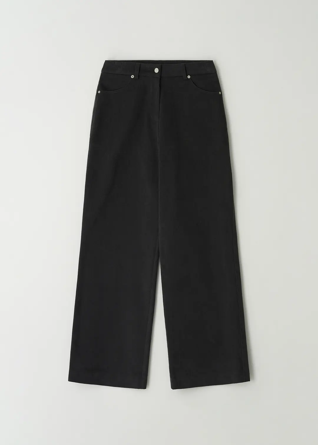 더라이 Twill Cotton Straight Pants(Charcoal) 상품 이미지 3