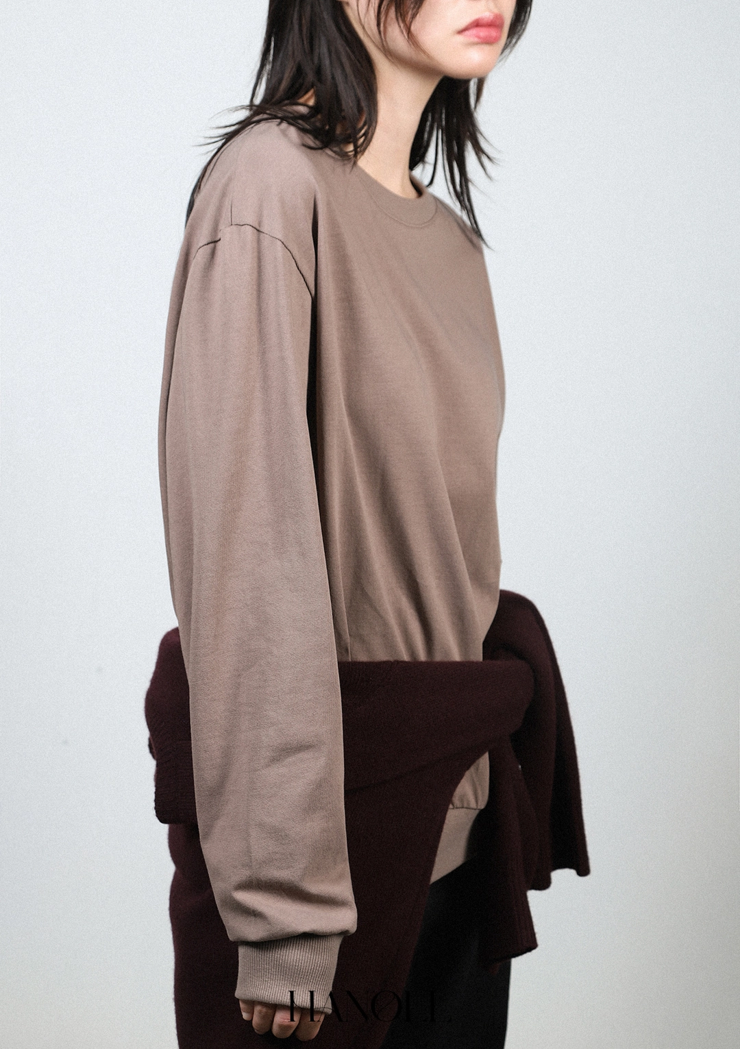 한올 Loose Sweatshirt (Mocka) 상품 이미지 2