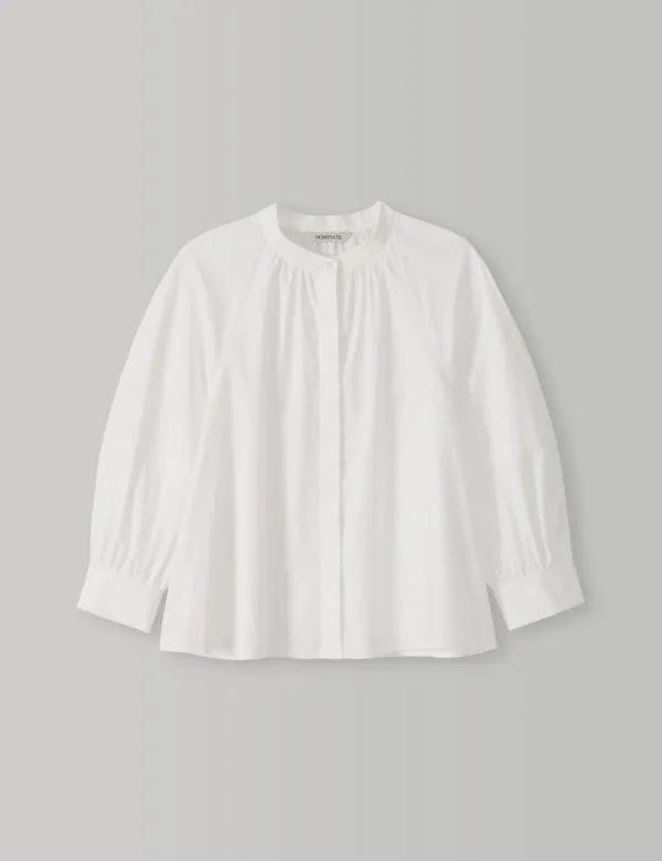 Lay Volume Blouse (White)