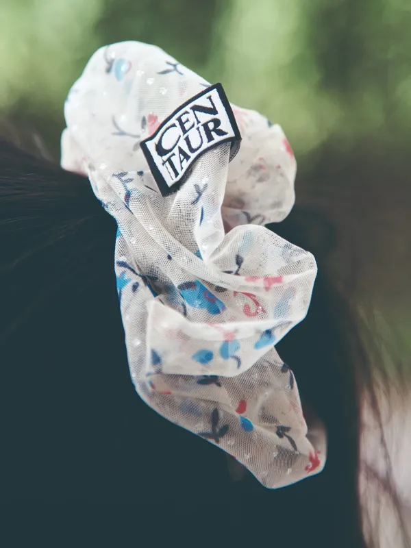 MESH SCRUNCHIE_SKY BLUE
