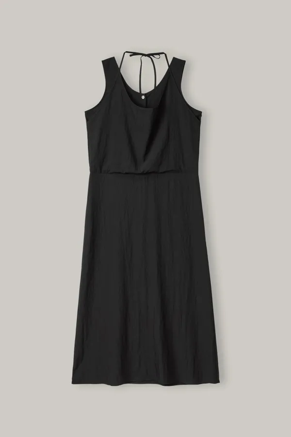 Dual Halter Dress (Black)