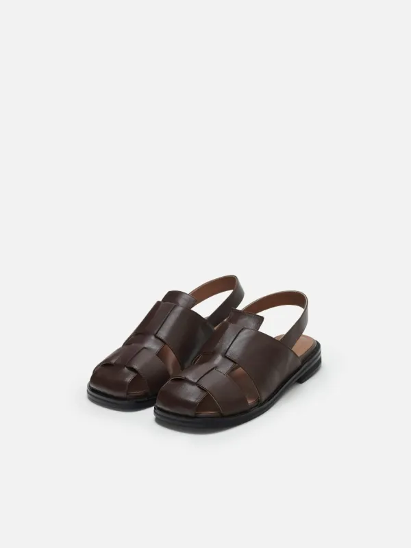 [5/21순차출고]Puzzle sandals Umber