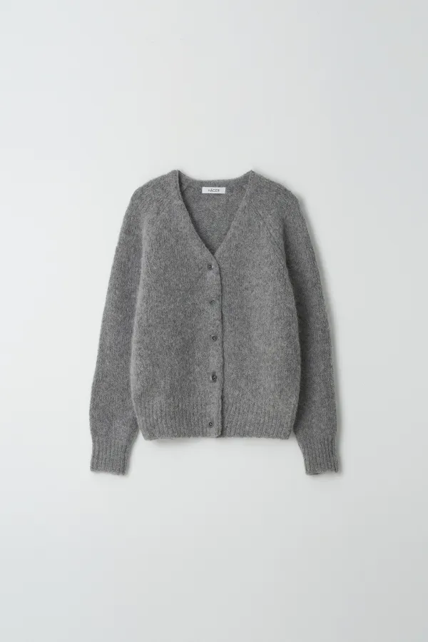 [4th] Alpaca V-neck Cardigan