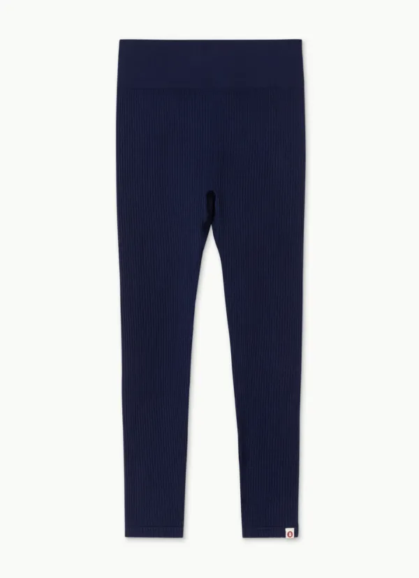 [Movement Line] Seamless crop pants_Evening Blue