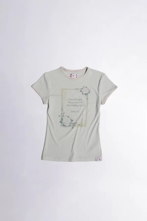 Rose Ringer Tee Ice