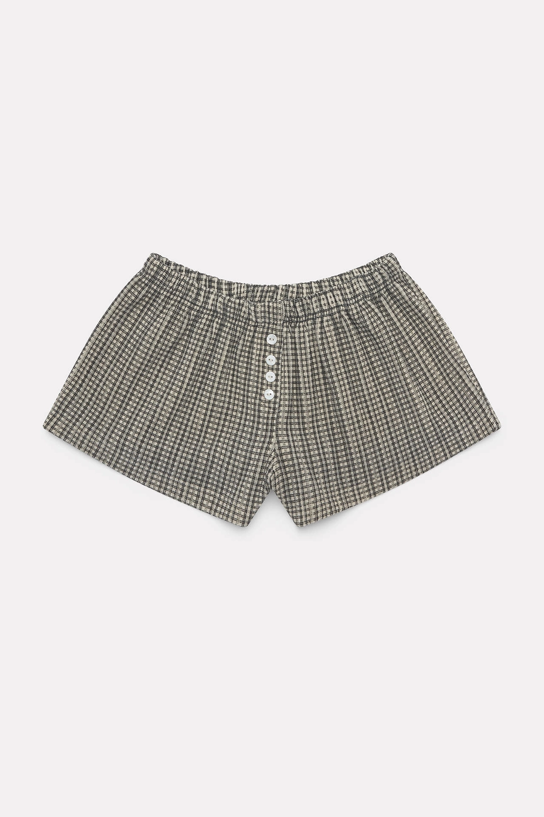 포지프레클즈 Check Mini Shorts_Black 상품 이미지 2