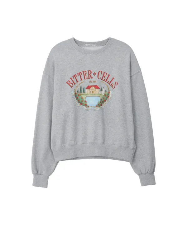 Rosen Garden Sweat Shirt-Grey