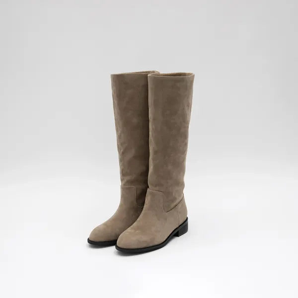 (Z-SH-3465)SUEDE LONG BOOTS