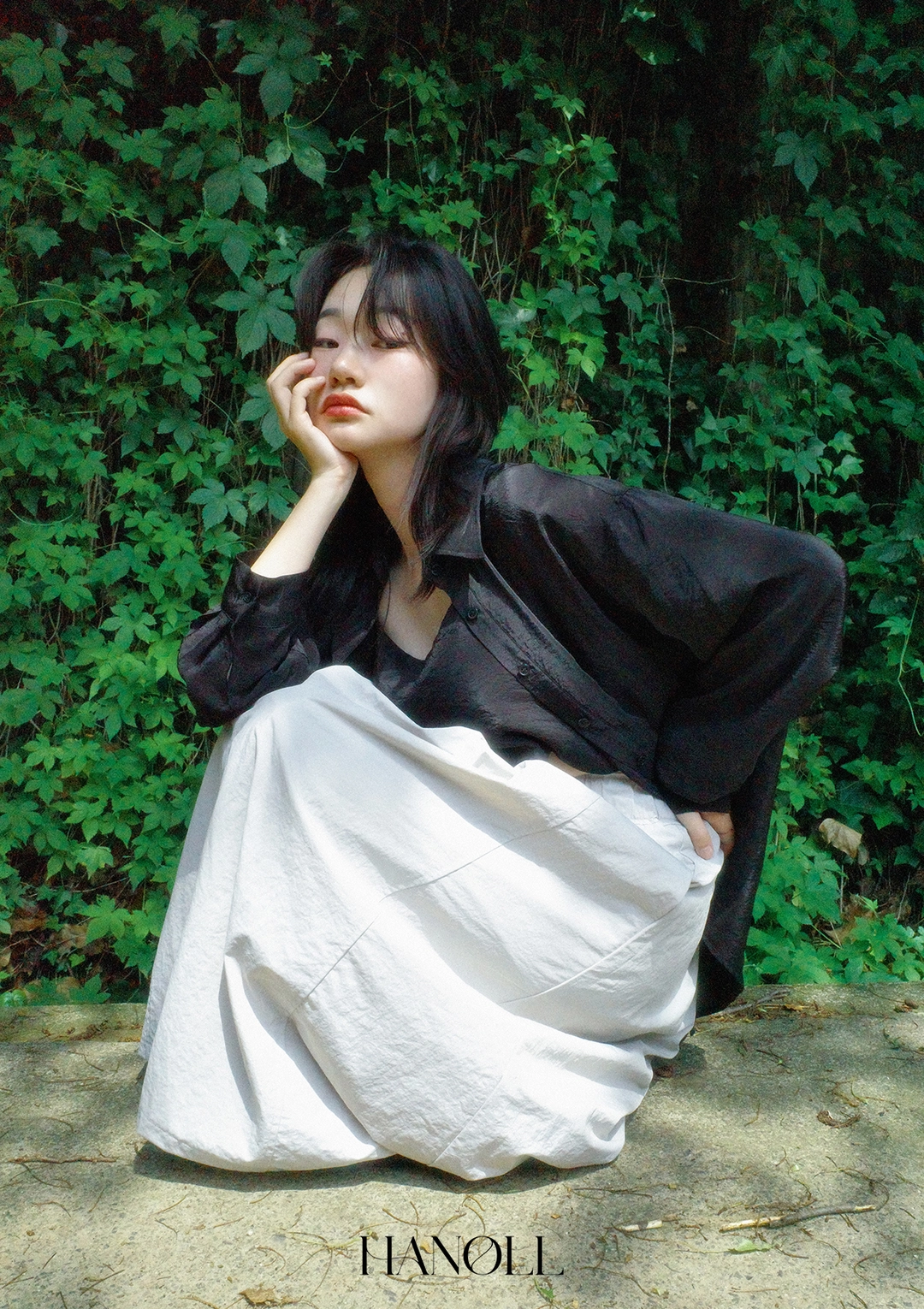 한올 Summer Hidy Skirt (Gray) 상품 이미지 2