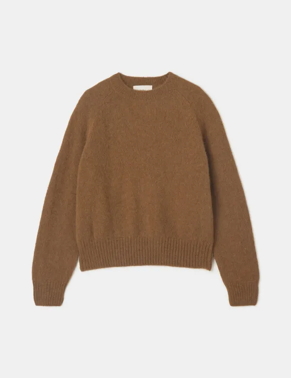 Lucy Crew-neck Sweater (Camel)