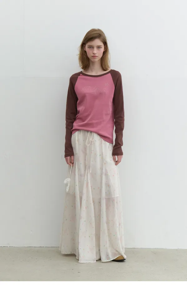 Dreamy Chiffon Skirt Cream