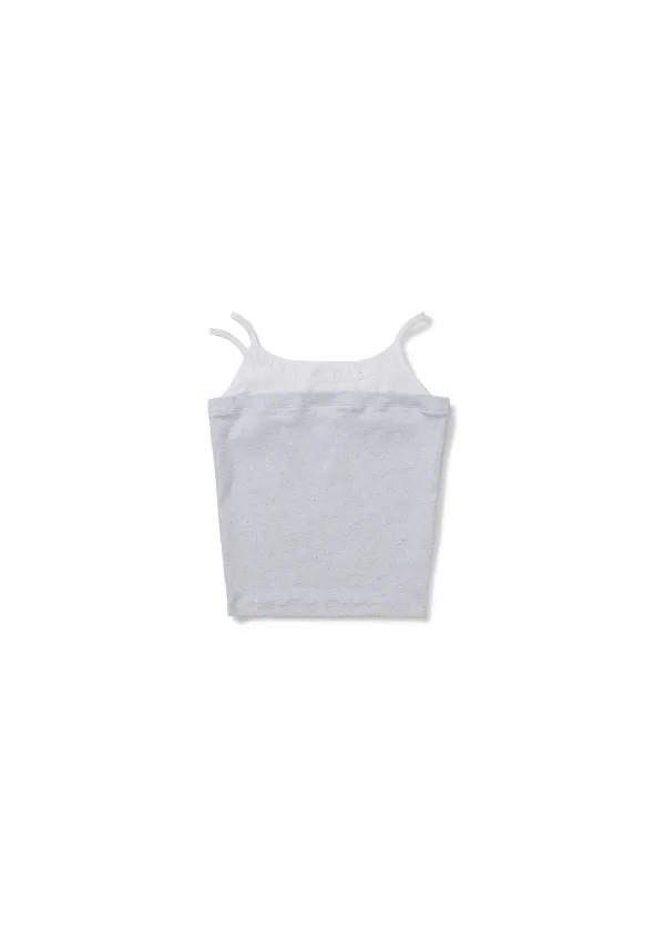 TRIPLE LAYERED TOP (LIGHT GREY)