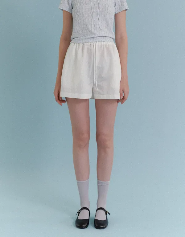 [REFURB] Pinter Banding Shorts (Ivory)
