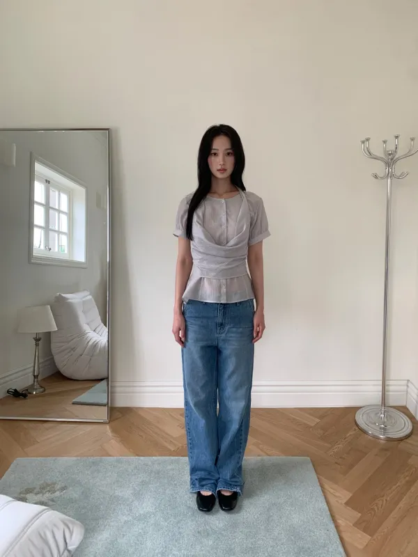Leto Blouse / Light Grey