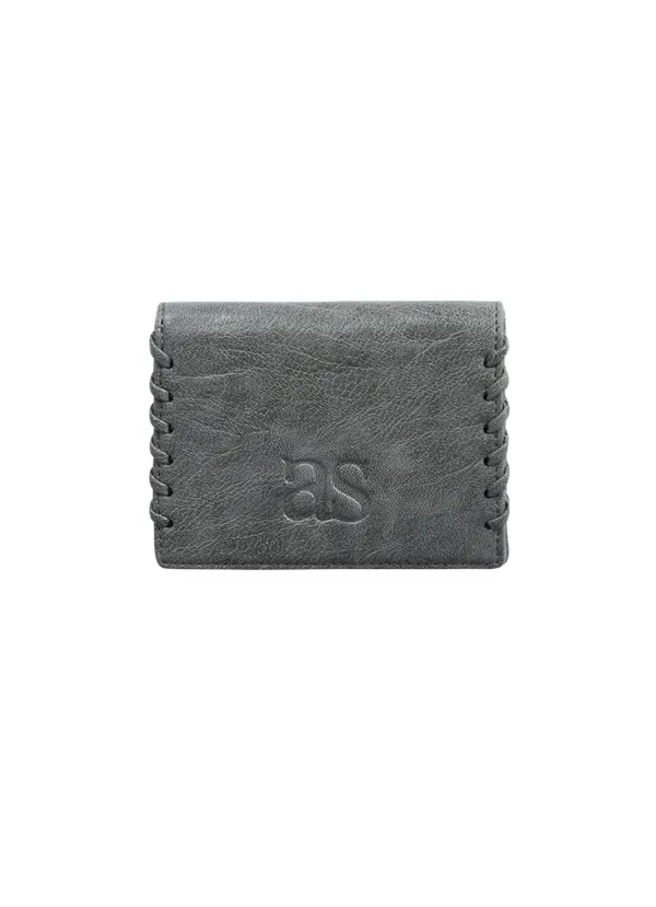 BRYNN CHAIN WALLET / CHARCOAL