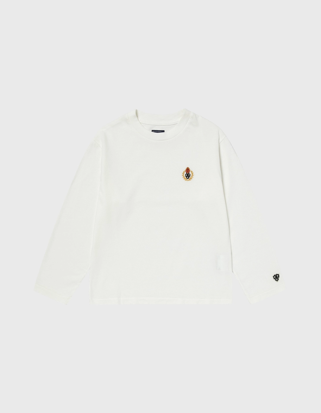 헤리티지플로스 CHILDREN WASHED 17S LONG SLEEVE / White 상품 이미지 1