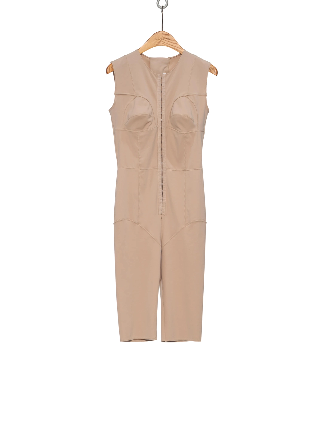 푸쉬버튼 SS25 BEIGE DUMMY SHAPED BODY SUIT 상품 이미지 1