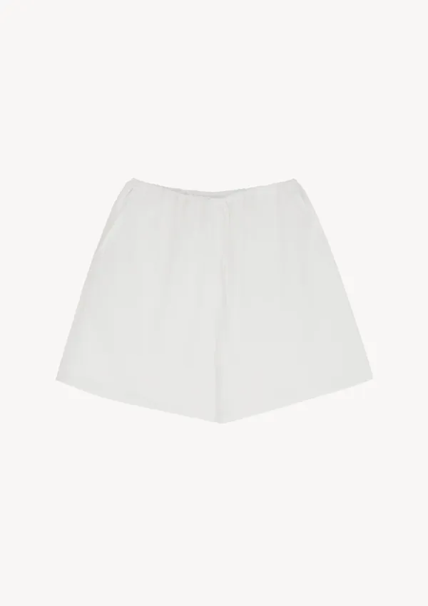 Floe Wrinkled Shorts in White