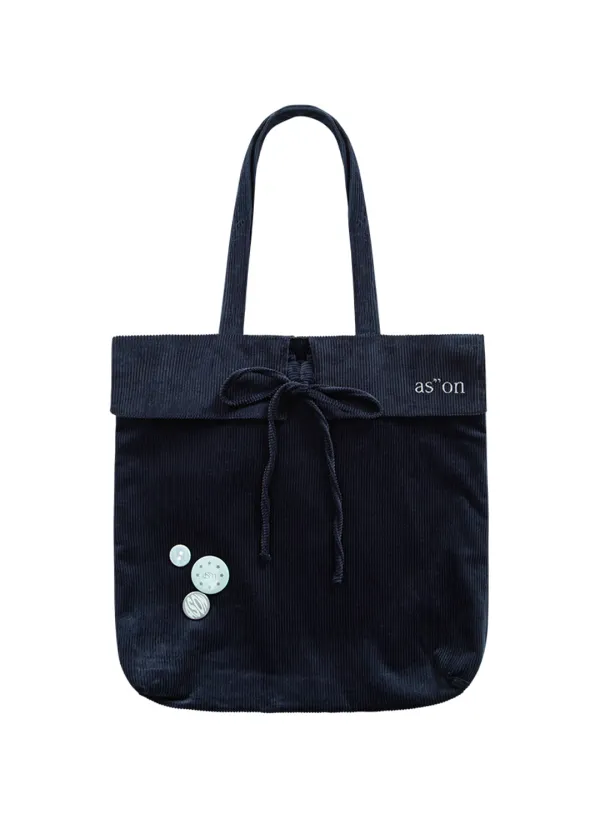 OLGA CORDUROY BAG / NAVY