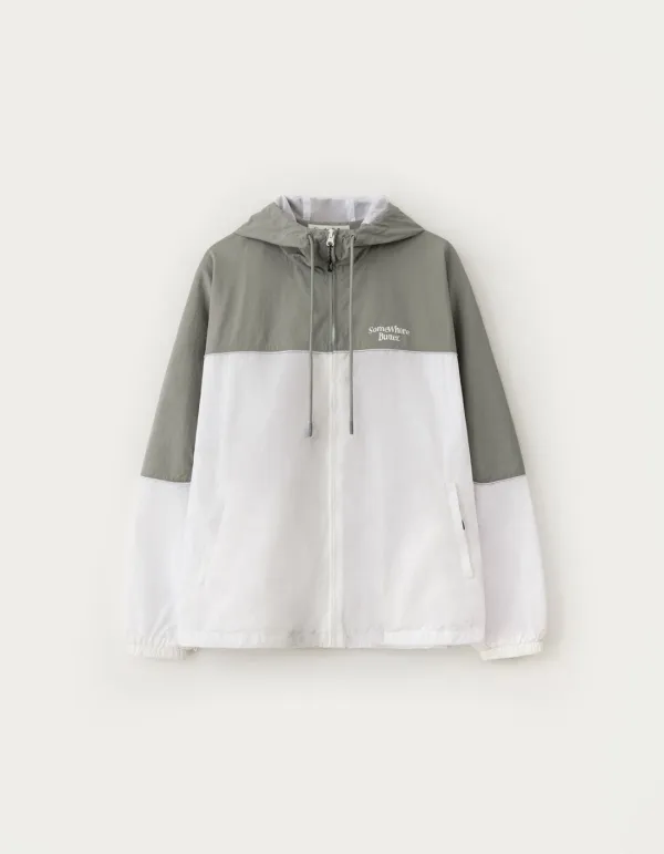Homie Hoodie Windbreaker - Grey