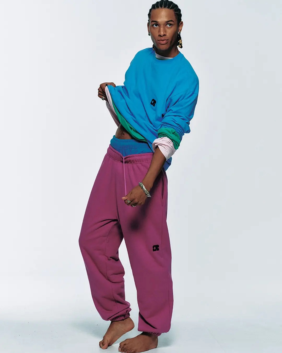 센토르 CENTAUR EMBLEM SWEATPANTS_MAGENTA 상품 이미지 2