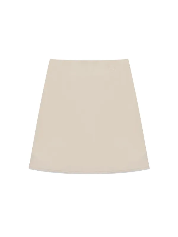 Essential Satin Mini Skirt Champagne