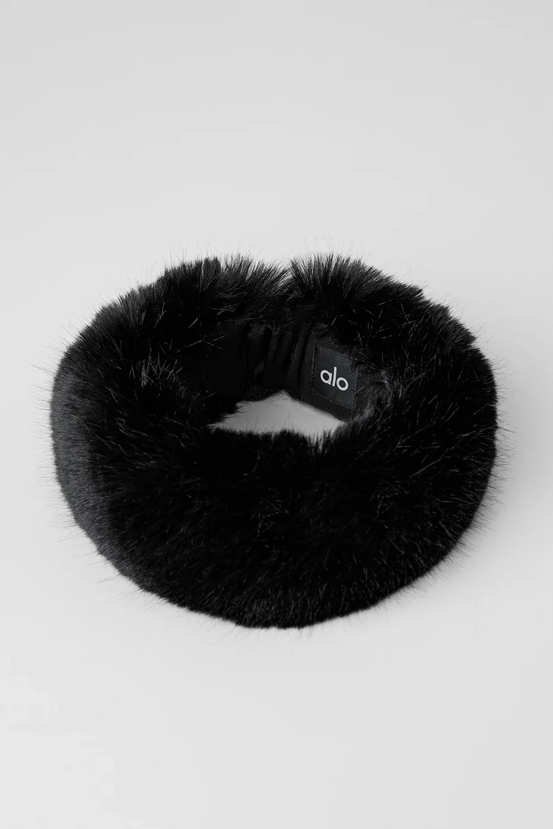 알로요가 Opulent Faux Fur Wintersun Headband - Black 상품 이미지 1