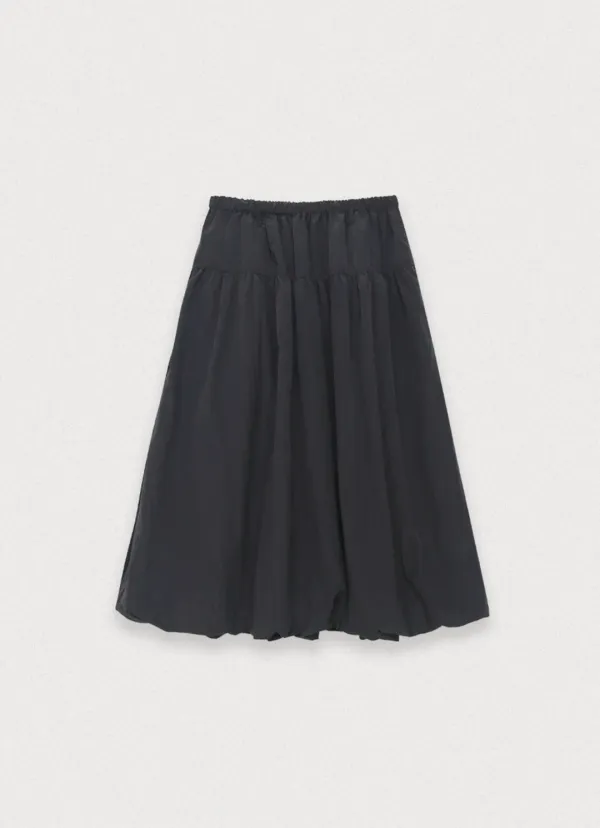 Tipsy glossy skirt - charcoal navy