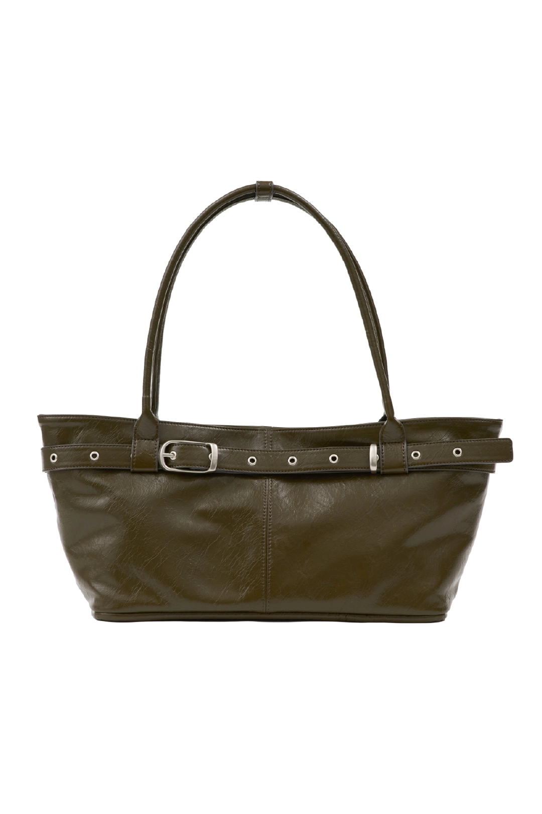 여밈 벨티드 보트 백 belted boat bag (crack khaki) 상품 이미지 2