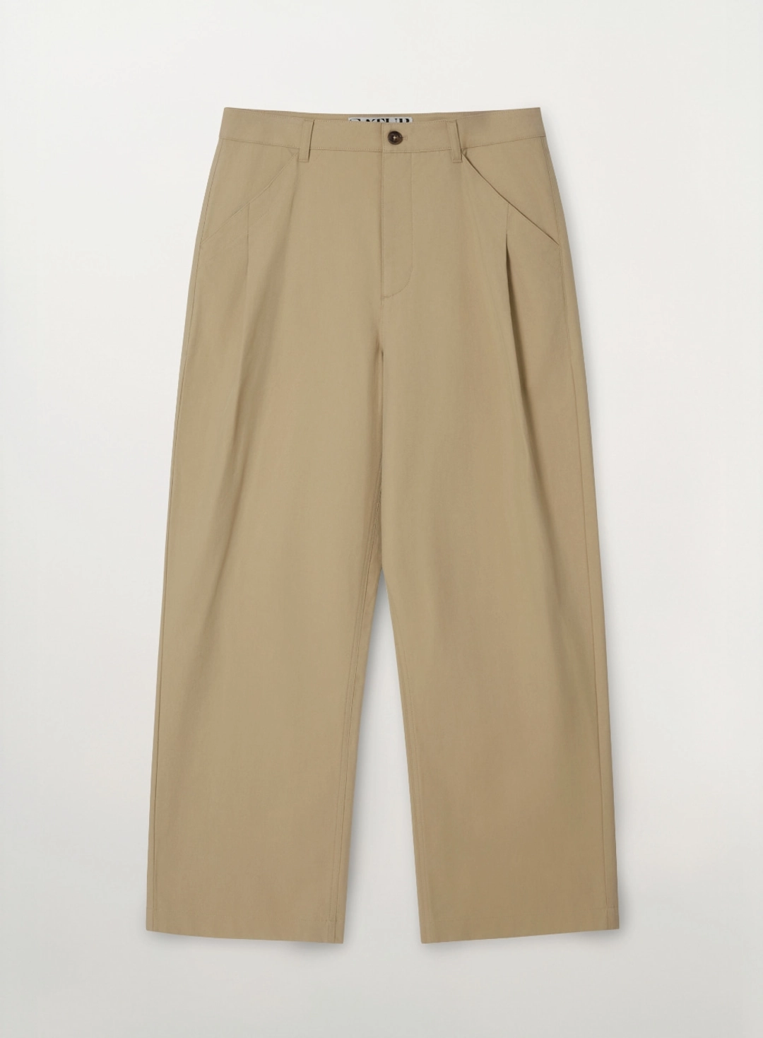 세터 Relaxed Cotton Blend Pants - Beige 상품 이미지 1