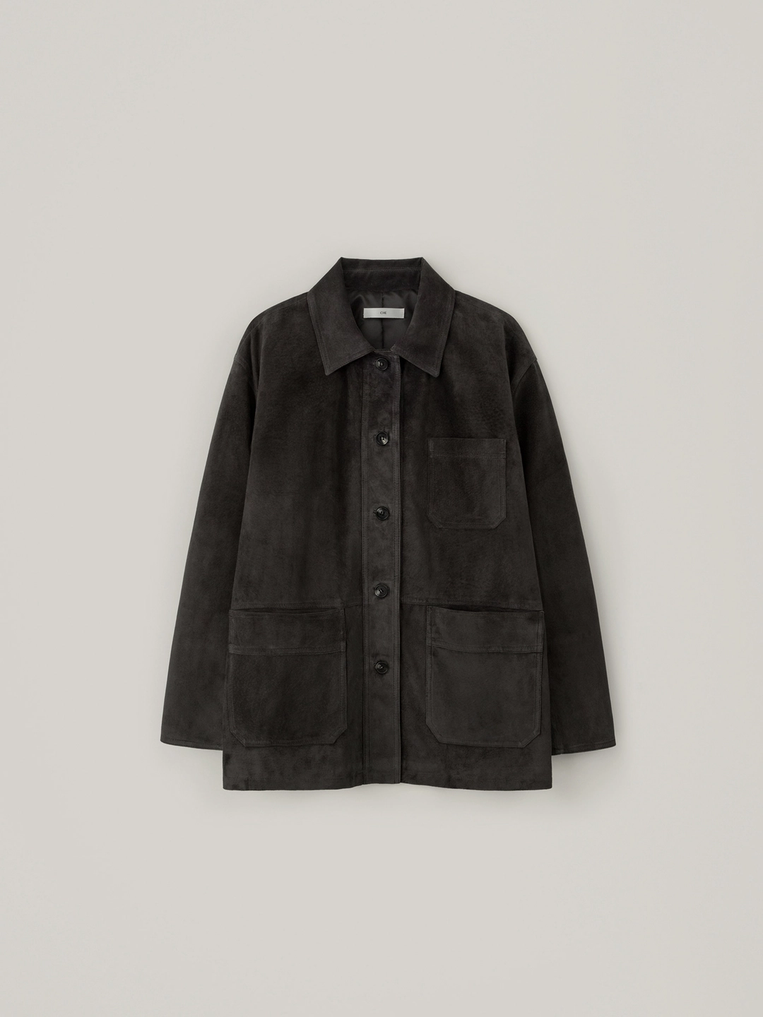 체서울 Suede Work Jacket - Dark Charcoal 상품 이미지 1