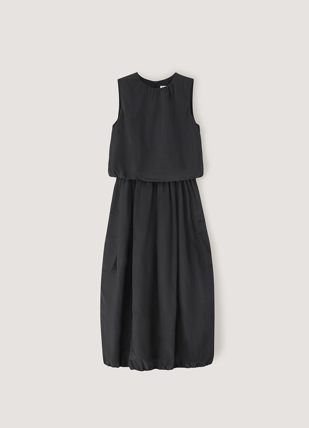 르바 Cargo Layered String Dress - Black 상품 이미지 1