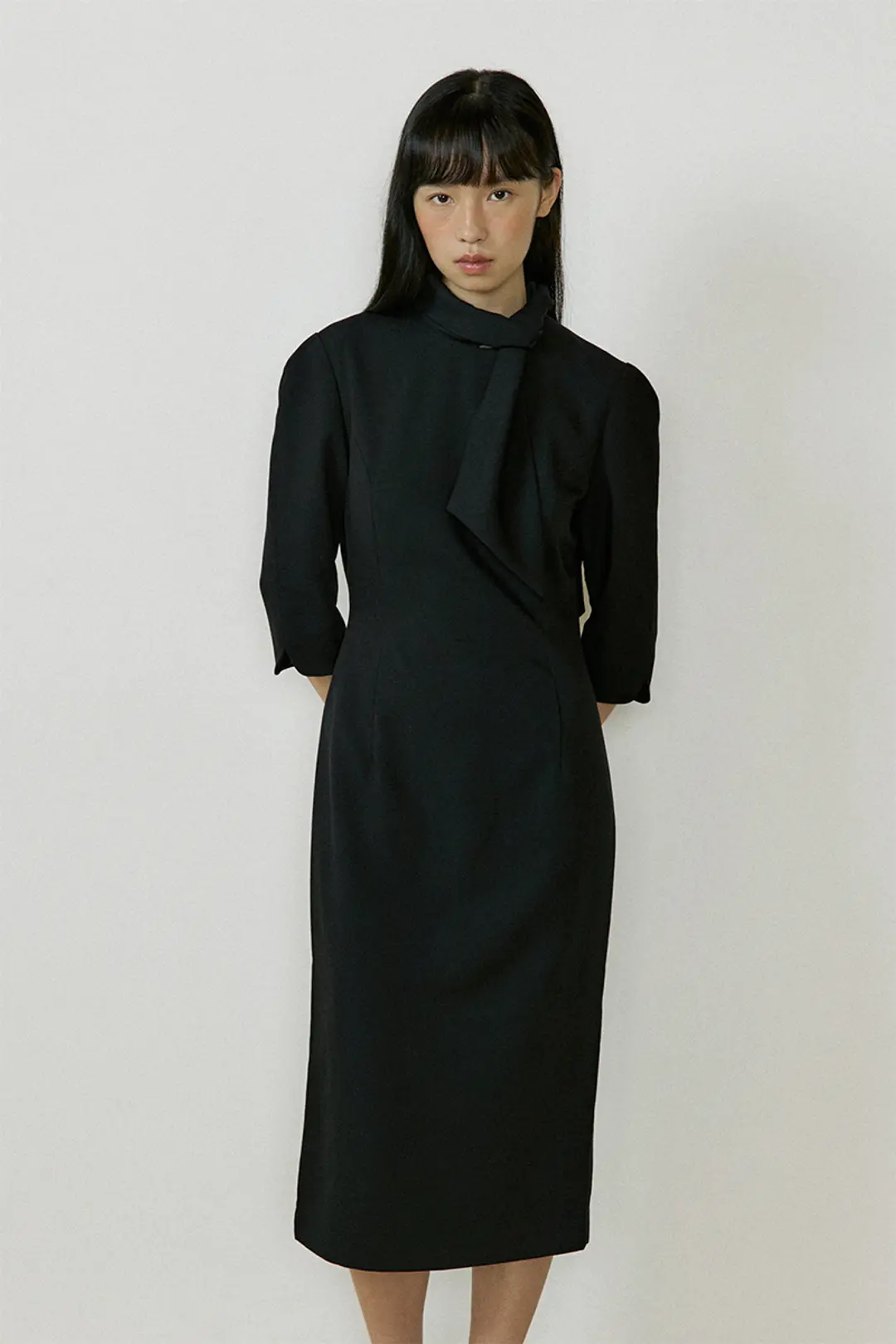 루시르주 Muffler One-piece (black) 상품 이미지 2