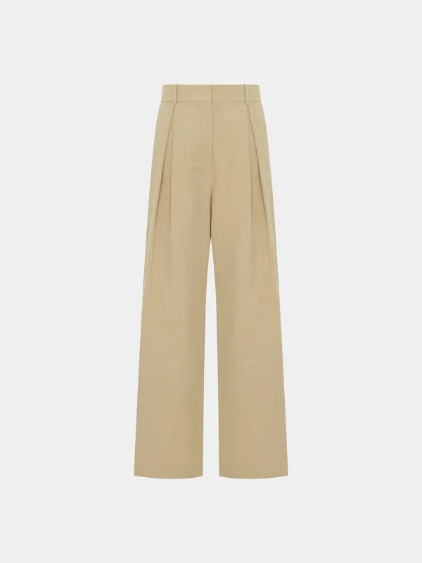 Lumira linen tapered pintuck PT