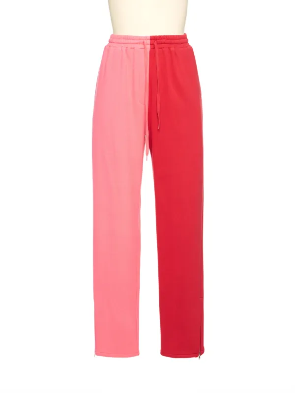 PS26 PINK COLOR BLOCK JERSEY PANTS