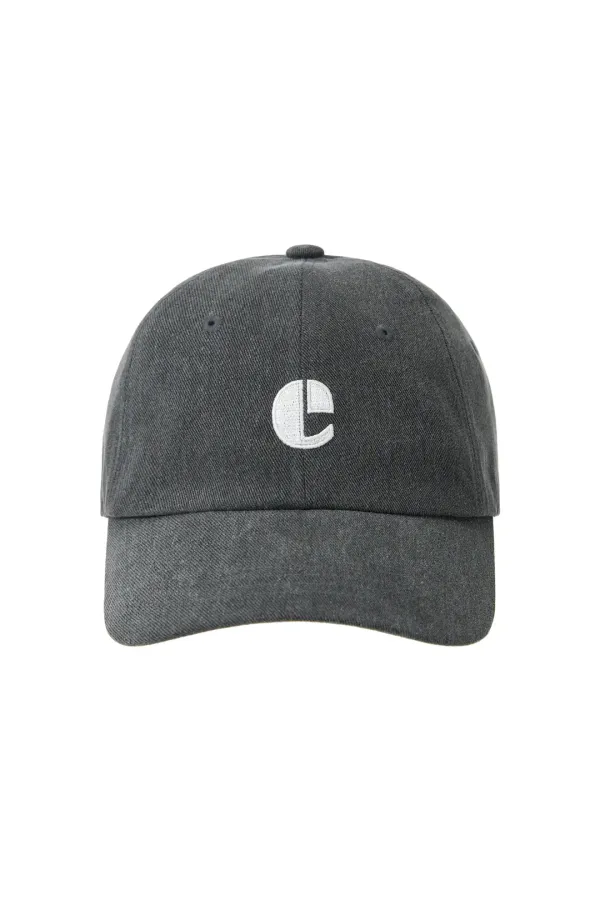 VINTAGE LOGO PIGMENT CAP (RENEWAL)-DIMGRAY