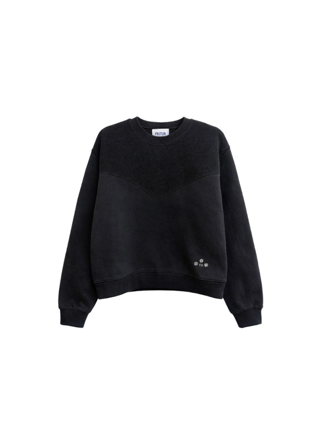 프리터 Western Embroidery Sweatshirt Black_F263TS02 상품 이미지 1
