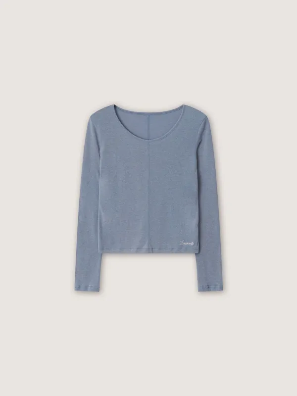 [3rd] Melt Long Sleeve Tee - Blue