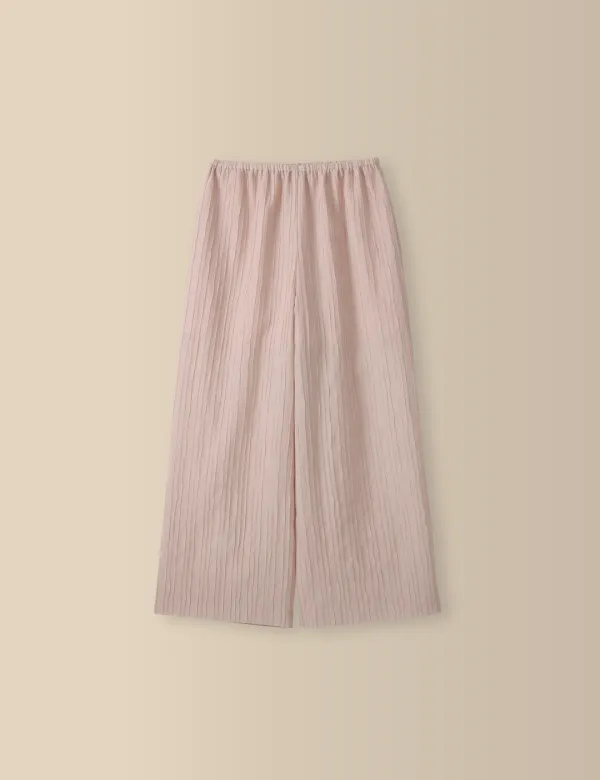 2nd / Riviera Pleats Pants (Dry Rose)