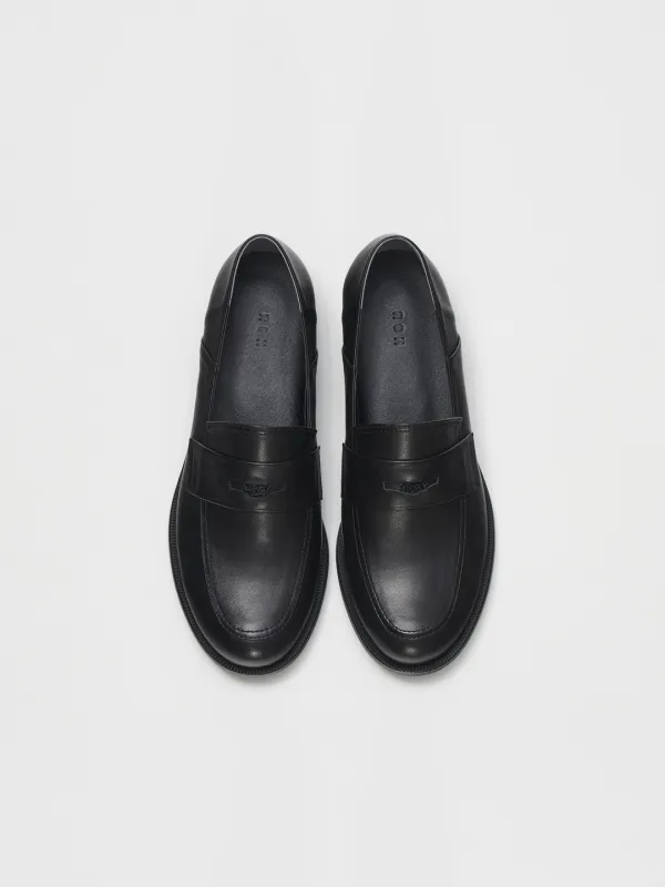 [주문제작]Soffy penny loafer Black