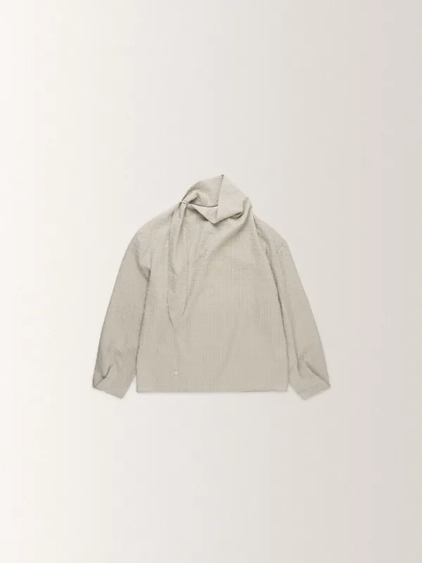 SCARF TIE BLOUSE [ MINT ]