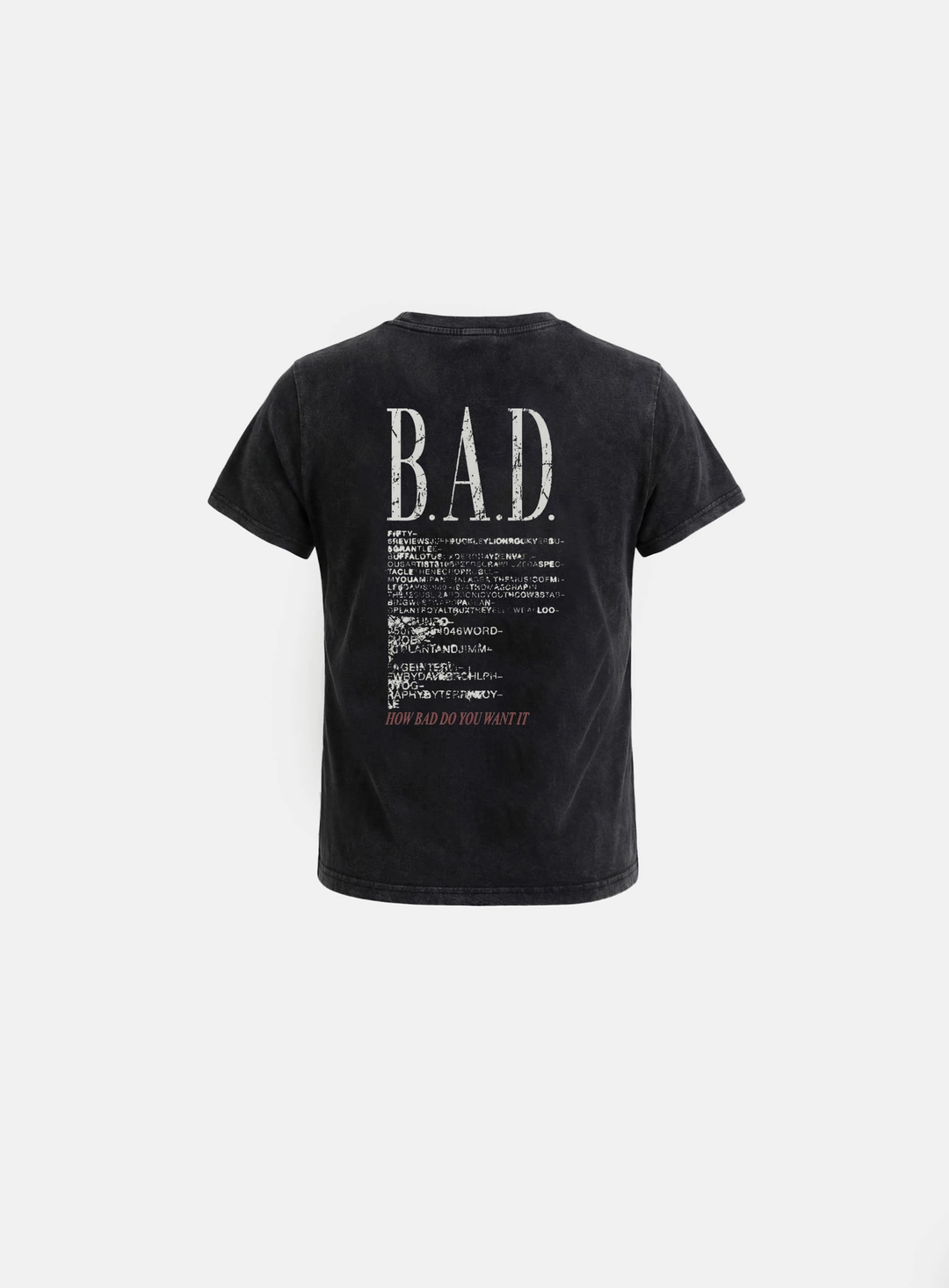 배드블러드 [w-tee26-133] B.A.D. Trinity Girls Short Sleeve T-Shirt - Black 상품 이미지 2