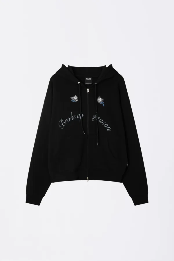 My Go To Hoodie Zip-Up Black