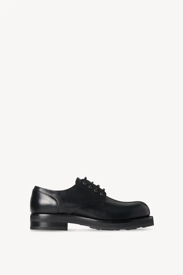 Derby Lug Sole 가죽 슈즈