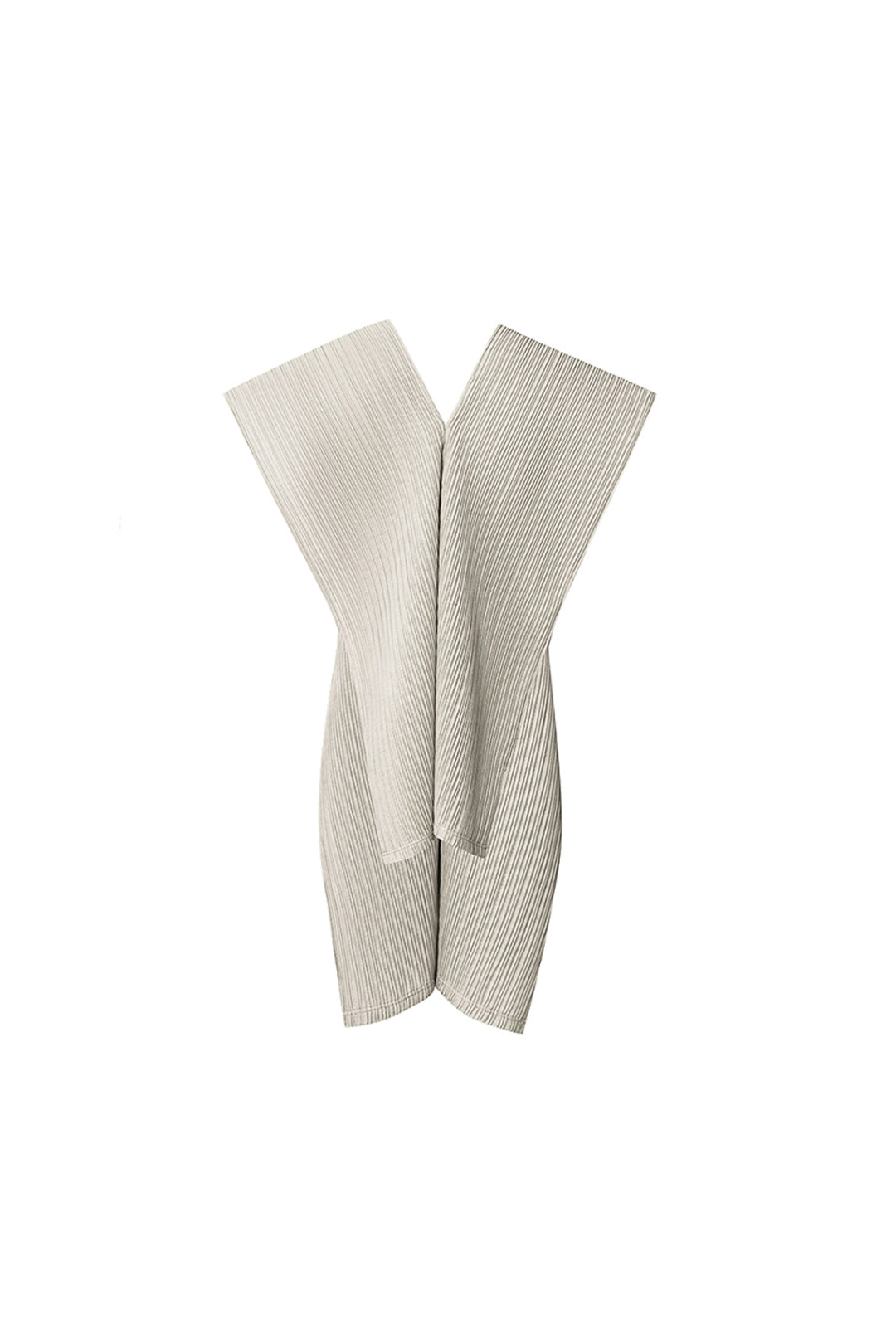 르917 AUBE PLEATS MUFFLER [LIGHT GREY] 상품 이미지 2