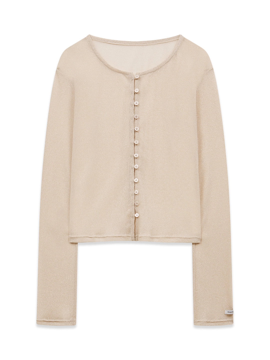 마가린핑거스 SHEER SLIM CARDIGAN (PEACH) 상품 이미지 1