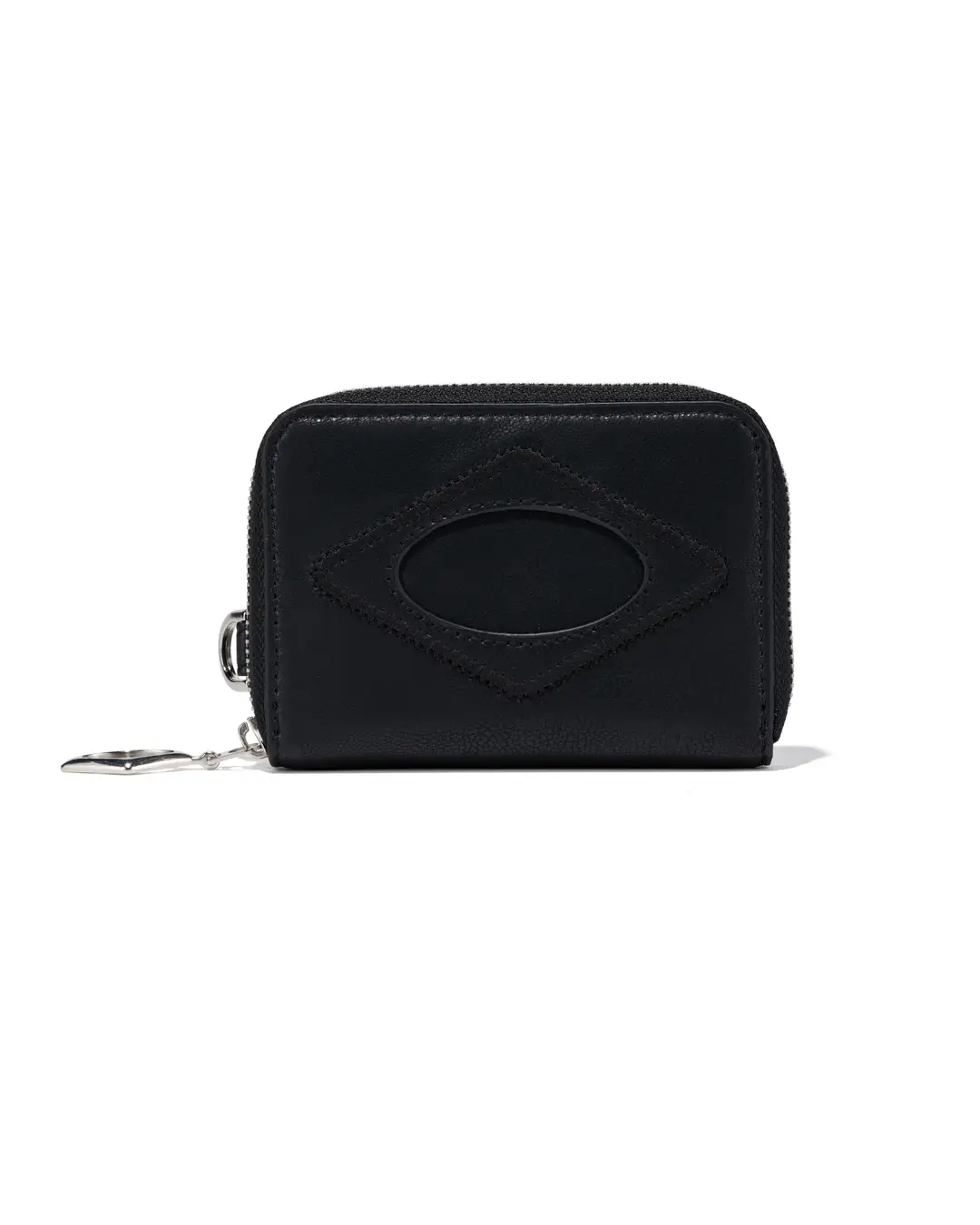 미스치프 RHOMBUS ZIP-AROUND WALLET_BLACK 상품 이미지 3