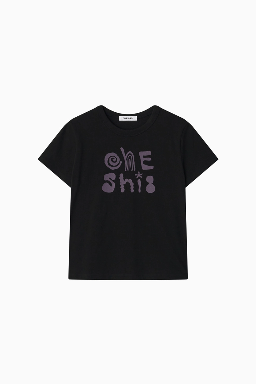 오헤시오 ART LOGO T-SHIRT, BLACK 상품 이미지 1
